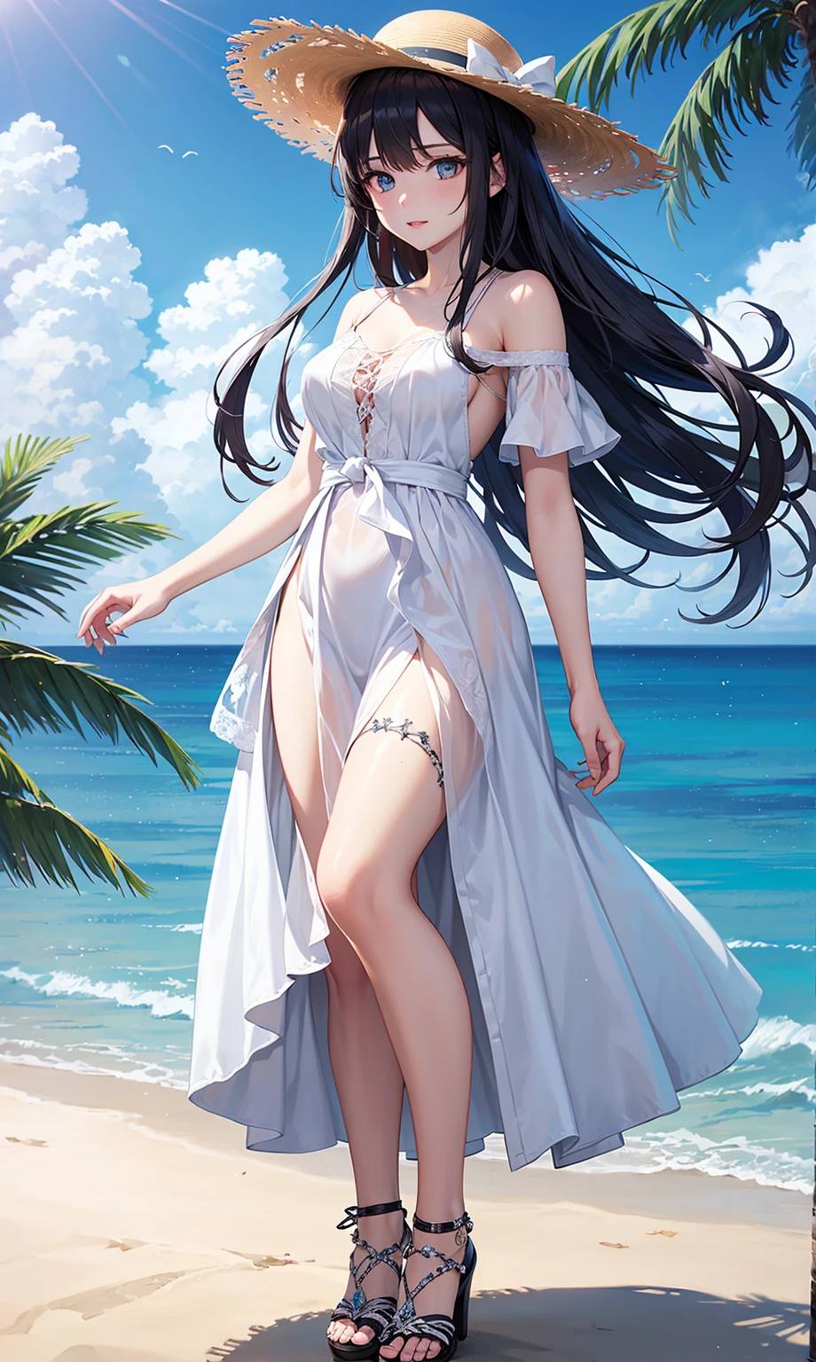 (masterpiece, best quality, extremely detailed CG, beautiful detailed eyes, ultra-detailed, intricate details:1.2), 8k wallpaper, elaborate features,
(1girl, solo:1.4), (realistic textures:0.8), highres, cute, (vibrant colors, dynamic lighting:1.0), (high contrast:0.8),
(shot hair, black hair:1.3), (small breast:1.4), (cum on breast:1.0), (medium shot:1.2),
cum on body, red kimono, torn, socks, polka dot bra, open dress,
(grin:1.0),(Wet panties:0.5),(pajamas pull:0.5),top-down bottom-up, zoom layer, (pier:1.6), frown, armpit focus,
(Night Gown:1.4), (,:1.1), (netorare, torogao:0.9), self fisting, (compensated molestation:1.4), (nsfw:1.15), confident expression, (fullbody:1.1),