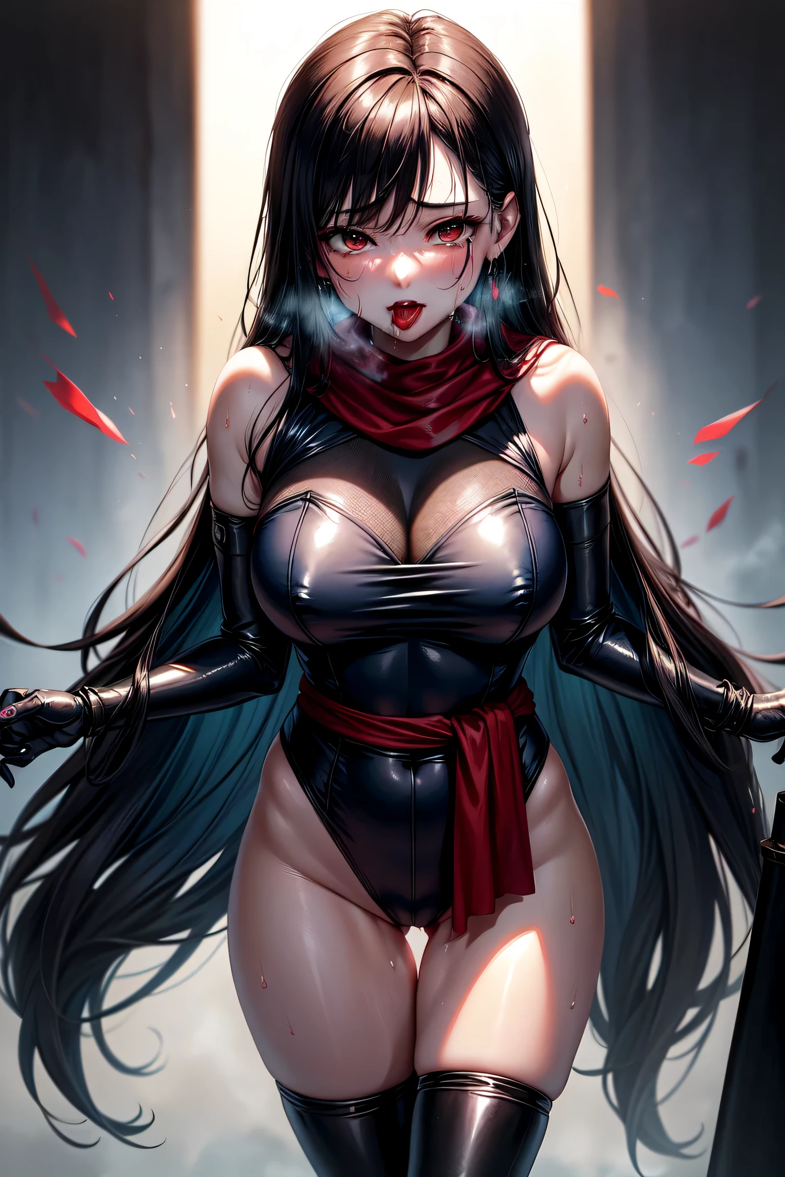 (tohsaka_rin_fatestaynightufotable:1.10), Best Quality, 8k, High resolution, masterpiece:1.2), (ultra detailed), (NSFW is not safe for artwork), (Kaina Tsutsumi) (My hero academia settings), (pose sexual), (realist, photorealist, fotorrealista:1.37), (High DefinitionR, High Definition), (portrait), (vivid colors), (long legs), (clearly elongated face), (broad) (Hermosos detailed eyes), (beautiful detailed lips), (extremely detailed eyes and face), bright eyes Dynamic angle and posture, soaked in sweat, perspiration, undressing (long eyelashes), (sharp focus), (Physically based representation), (unclothed), (big breasts) (open legs), (intense), (expression of intense desire), (Motion blur), (elegant), (slim figure), (anime inspired), (bright lights), (sexual), (contrasting colors), (mysterious atmosphere), (action packed scene), (Unique style), (surprising), (elegant), (evocative), (expressive), (Intriguing atmosphere), (giant breasts:1.2), ((Best Quality)), ((Very detailed)), masterpiece, absurdities, detailed face, beautiful face, (detailed eyes, deep eyes), (1 girl), ((dynamic pose)), erotic lingerie, tattoo