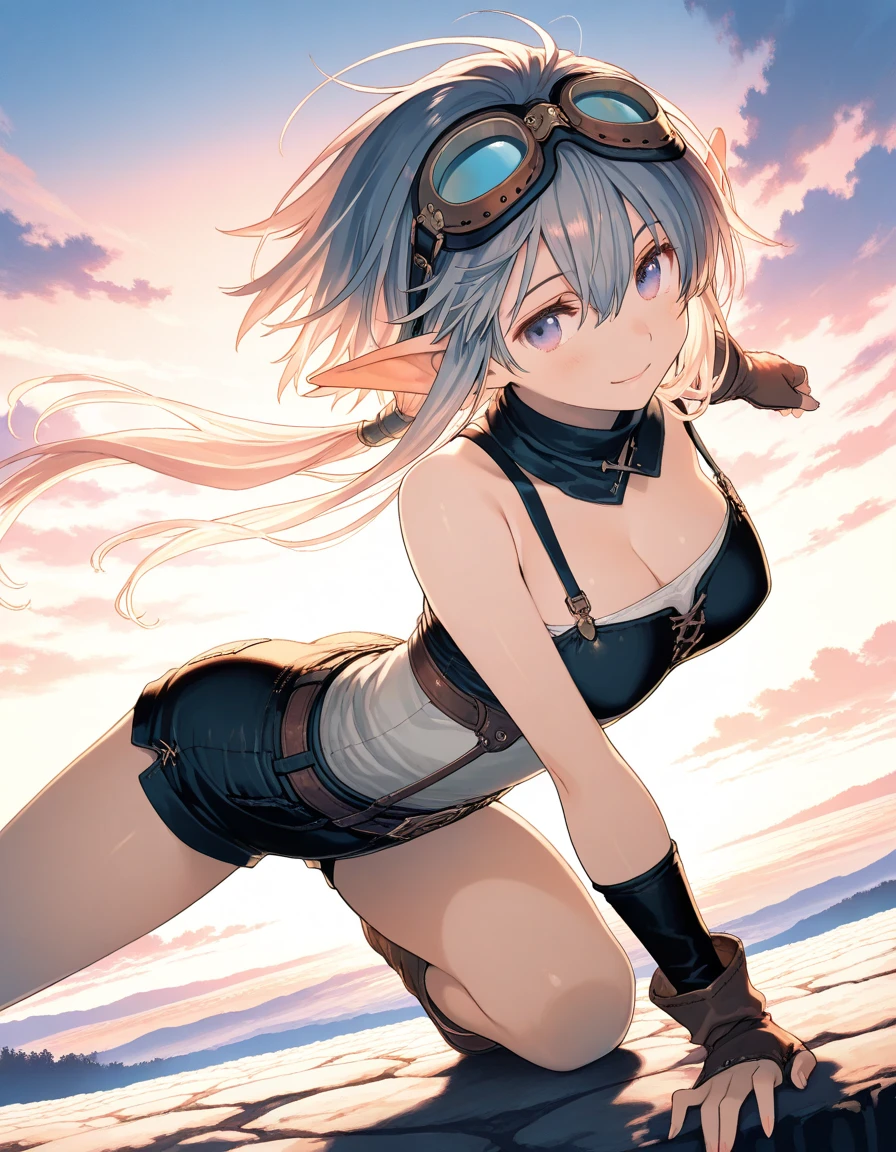 uma mulher madura com longos cabelos pretos e uma roupa branca, (em um deserto:1.5), (resting in the oasis:1.2, com pernas de abertura:1.2, de pernas cruzadas, in front of the lake:1.2), Arabic, (Post-apocalyptic:0.0), dos arknights, obras de arte no estilo de guweiz, corpoesbiano, detalhes finos. linha de frente das meninas, cute anime illustration, from linha de frente das meninas, por Yang J, splendid, 26 anos de idade, (milf:1.3), (Sozinho:1.5), (sfw:1.25), flacidez do peito, seios grandes, grande , cintura fina, grande ass, Criado sexy, (dark mahogany medium short hair, Updo, cabelo sobre um olho, asymmetrical hair, Cabelo Carly, amarrado baixo),(muslim, White scarves, faixas de cabelo, head today, Turban), (ultra high resolution, Foto RAW 8k, foto realista, contorno fraco:1.3, foco claro), melhor qualidade, natural lighting, fundo desfocado, Profundidade de campo, (pupilas brilhantes, lindos olhos detalhados, rosto altamente detalhado), red lip, desviando o olhar, (dynamic angle, de frente, foco na virilha:1.3, de cima), dynamic positioning, Posando Sexy, Sorriso Sedutor, imagem central, (vestindo jaqueta longa branca e roupas, vestindo vestes brancas, enfeites de platina, enrolando roupas brancas na cintura, botas longas de couro marrom camelo, translucent lace pantyhose), ((anatomia correta:1.5)), ((ar livre:1.2)),