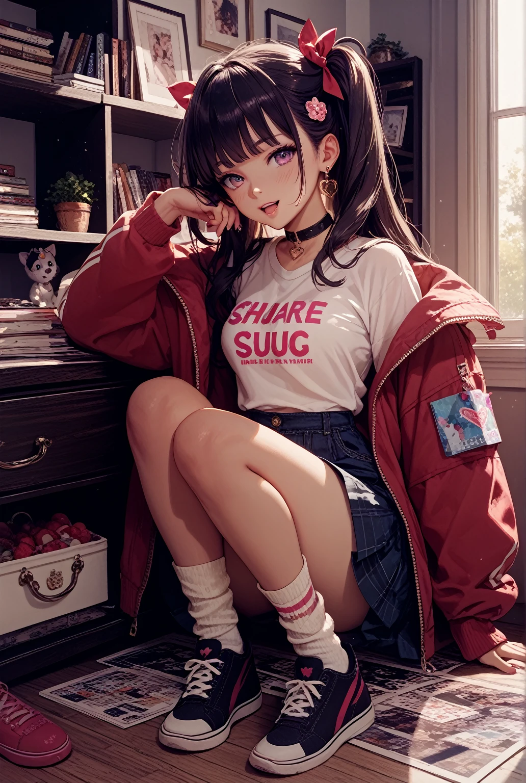 1girll，Play bundled games，（Hands are tied，Feet are tied）。