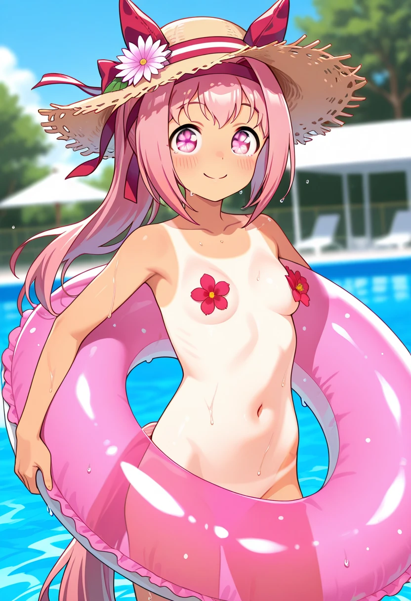 ((NSFW)),Beautiful illustration、masuter piece, (masterpiece、top-quality、8K ),intricate detailes,ultra-detailliert,Harusame_Kantai Collection, 14years、Navel Ejection、tail、(((rabbitears、Sailor Bunny Girl))),Sexy Pose,