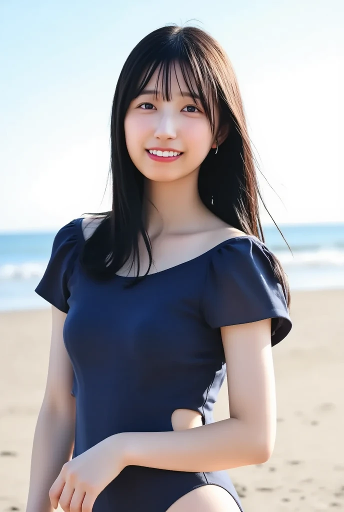日本人 Mature Woman, (alone), 50 years old, (Wrinkles around the eyes:1.2), Large Breasts, Mature Woman, Chubby body type（（（Stand upright, facing the center of the screen。））Glamour, sexyな, Chromo White Skin, View your viewers、Oversized breasts、Sleeveless knit tight fit knit dresuchimuchi、High heels、smile、Night in the City、Prostitute、Brow wrinkles、High resolution、high resolution、、masterpiece、Frustrated and accurate、sharp、At the Beach((日本人 Mature Woman、)From the chest up、High resolution、high resolution、High detail、、((日本人 Mature Woman、60 years old))、 1 Female, (Wearing a black blouse:1.2), Beautiful Japanese actresses,50 years old、 (RAW Photos, Highest quality), (reality的, Photorealistic:1.4), masterpiece, Very delicate and beautiful, Very detailed, 2k wallpaper, wonderful, finely, Very detailed CG Unity 8K 壁紙, Very detailedな, High resolution, Soft Light, Beautiful detailed girl, Very detailed目と顔, Beautiful and detailed nose, Beautiful and detailed, Cinema Lighting,, Square face, Long Hair, View your viewers, jewelry, reality, sexy, Short skirt outfit, Classroom Background , Free pose