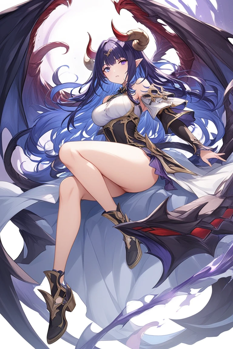 There is a cartoon image of a woman with a dragon on her back, Dragon Girl, dragon queen, Lamia, fanart detallado, dragon inspired blue armor, the dragon girl portrait, anthro dragon art, Fanart exquisito altamente detallado, Chica monstruo, Elegante mecha hembra, como un cazador de monstruos rudo, escamas azules cubriendo su pecho, Reina de Dragones
