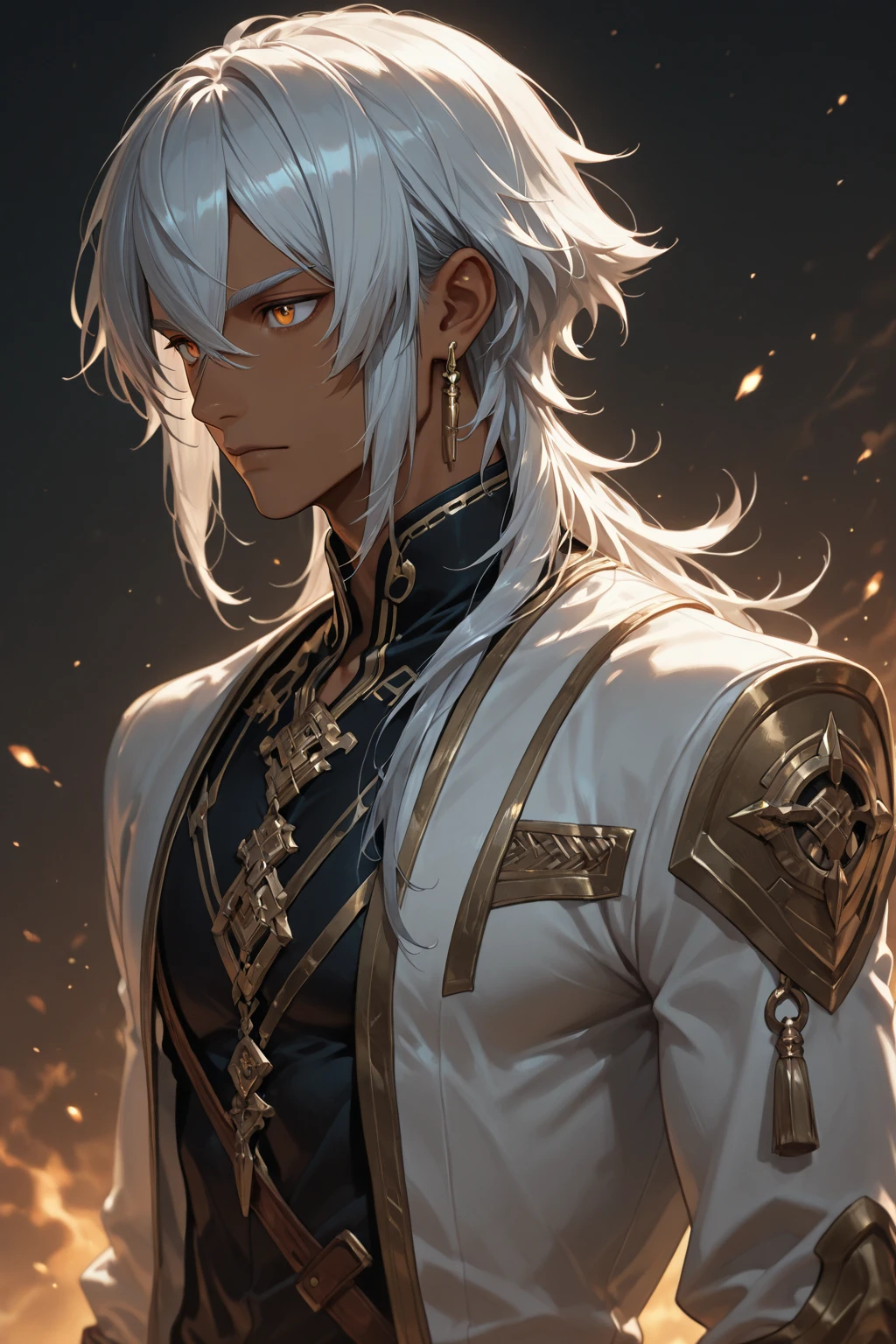 ,Handsome,Wolf Ears,Constraints,belt