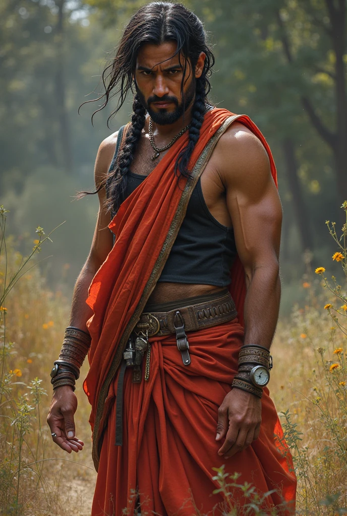 Indian warrior with bow