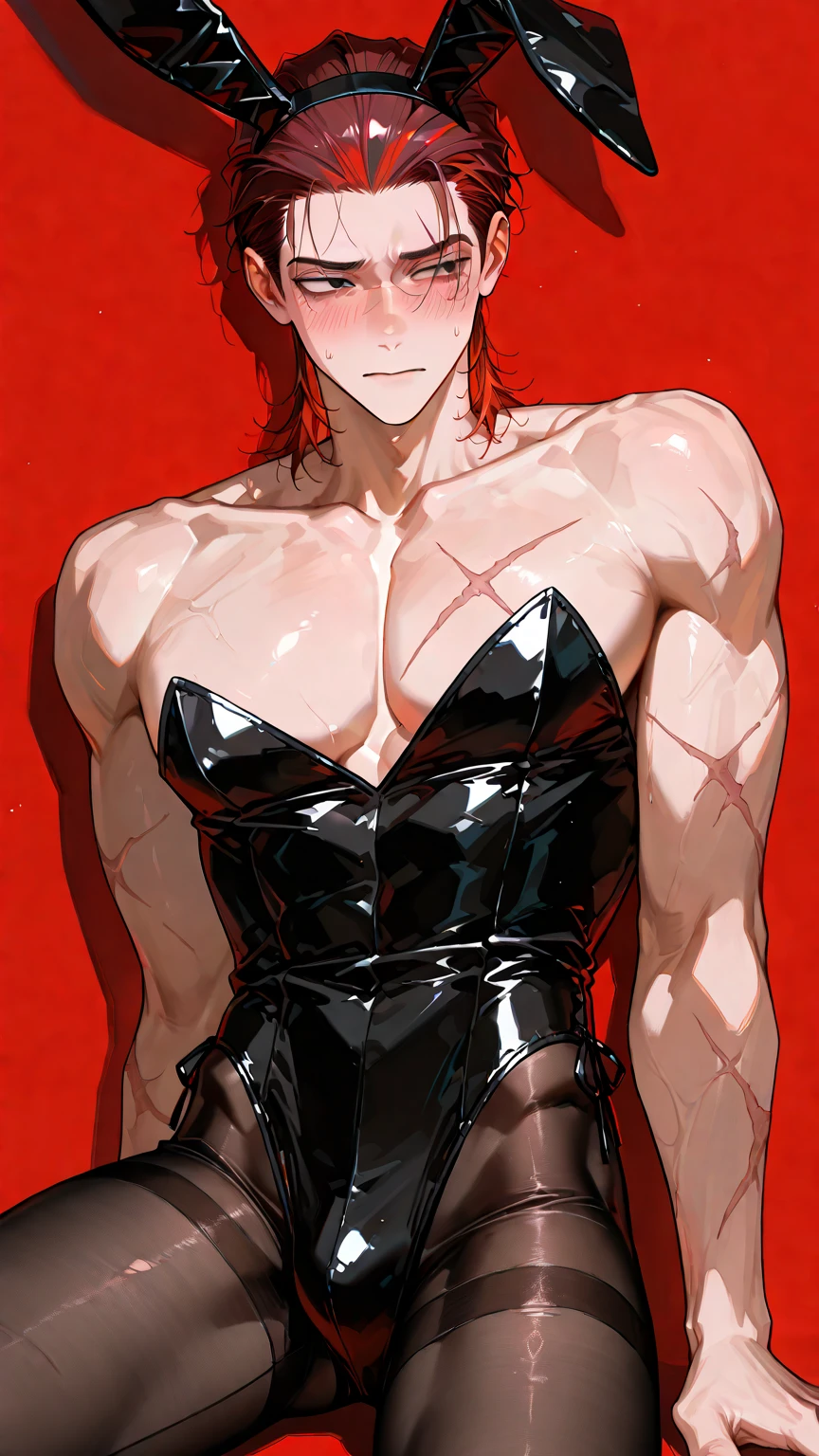 wilnas, granblue fantasy, (masterpiece:1.5), (best quality:1.5), (high quality:1.5), (solo:1.27), (muscular male:1.27), (bara:1.27), satisfaction, happy, pleasure, (dynamic angle:1.21),(dynamic hair:1.27),(detailed pupils:1.21),looking at viewer, (dynamic pose:1.15), (beautiful detailed hands:1.21), illustration, (cinematic light:1.15), ultra detailed, (disheveled hair:1.34), (big bulge:1.2), (large pectorals:1.3), pectoral cleavage, sidepec, (abs:1.3), (thighs:1.3), (bulky:1.2), novel_illustration, anime_screencap, (valentine:1.4), (apron:1.3), cooking flaming, chocolate, (see-through, micro lingerie:1.5), flaming sword, explosion, male focus, fire, fiery wings, fiery hair, flame, pyrokinesis, breathing fire,