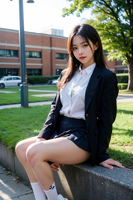 extremely detailed CG Unity 8k wallpapers、Top Quality、extremely highly detailed、masterpiece、realisitic、Photo real、very detailed cute girl、18 years-old、School girl sitting cross-legged on the floor、elaborate、Young children、Young sensuality、(High school student in Japanese school uniform)、((skirtlift))、((Lifting by yourself))、Low angle、Red blush、Reddened lips、looking looking at viewer、semi-body shot、(Large crowds)、(Crowded Shibuya)、(Japanese high school uniforms and designated shoes)、(dark blue blazer:1.2)、(plaid skirt:1.5)、(White shirt for students)、 (Long Tai:1.2)、(Light brown random hair)、(white pantie)、(Carmel Two)、(Black loafers:1.5)、(beautifull face:1.3)、(perfectly proportions:1.2)、(Long paws:1.2)、(beautiful:1.3)、((The panties can be seen under the skirt))、(textured skin)、(Japanese high school uniform soaked in rain)、((Wet hair、Wet skin))、appearance、(Wet white panties)、sexy facial expression、Dark blue cardigan、((open your legs))、flirting、Ahe face、I can see the panties、(Skirt left)、(The skirt is turned upside down)、(Lightweight panties:1.3)、(Wet hair、Wet skin)、Sateen、turbidity、wintery、(BAPV)