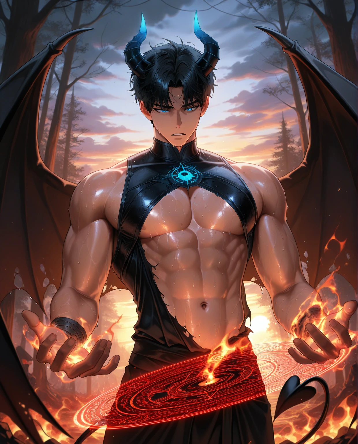 Huge erect penis、Well-trained muscles,8-year-old boy,Crying face,Drooling,Protruding veins in the body,Bodybuilder-like muscles,Ejaculating penis,Sexy nipples,Ejaculate a lot,Trembling,Expressions of drowning in pleasure,2boys,Muscular thighs,Penis bigger than a foot,Spiderman Suit,Devil's Body,Big Wings,Riding on your own alter ego,Anal Sex,Transform into an evil demon、)))The black liquid symbiote crawls over my body.))),Castle town fountain square in broad daylight,Sunlight hits from the front,Swing your penis and squat,Collar with leash,A deep kiss