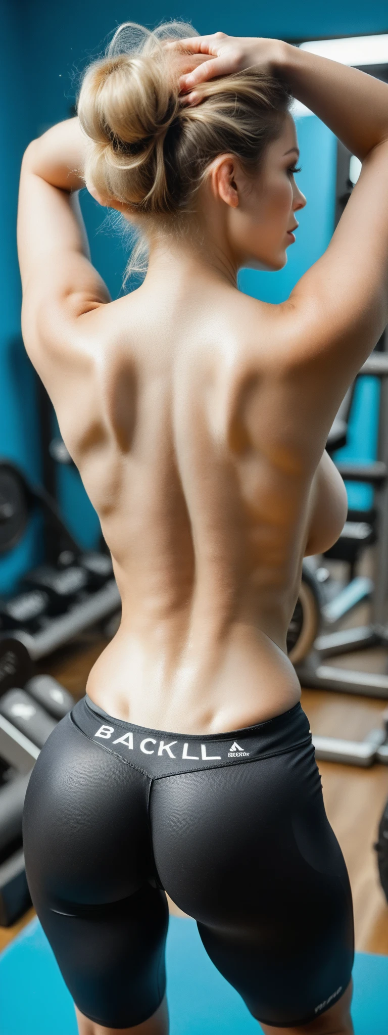 muscular chest selfie closeup