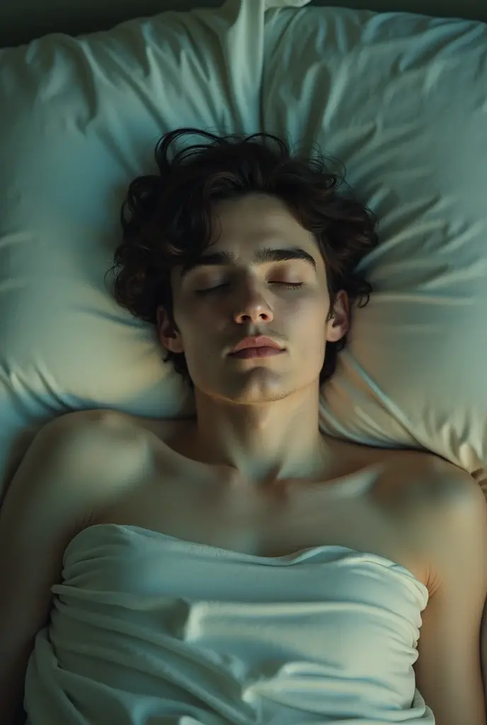 Timothee Chalamet barefoot hypnotized to sleep
