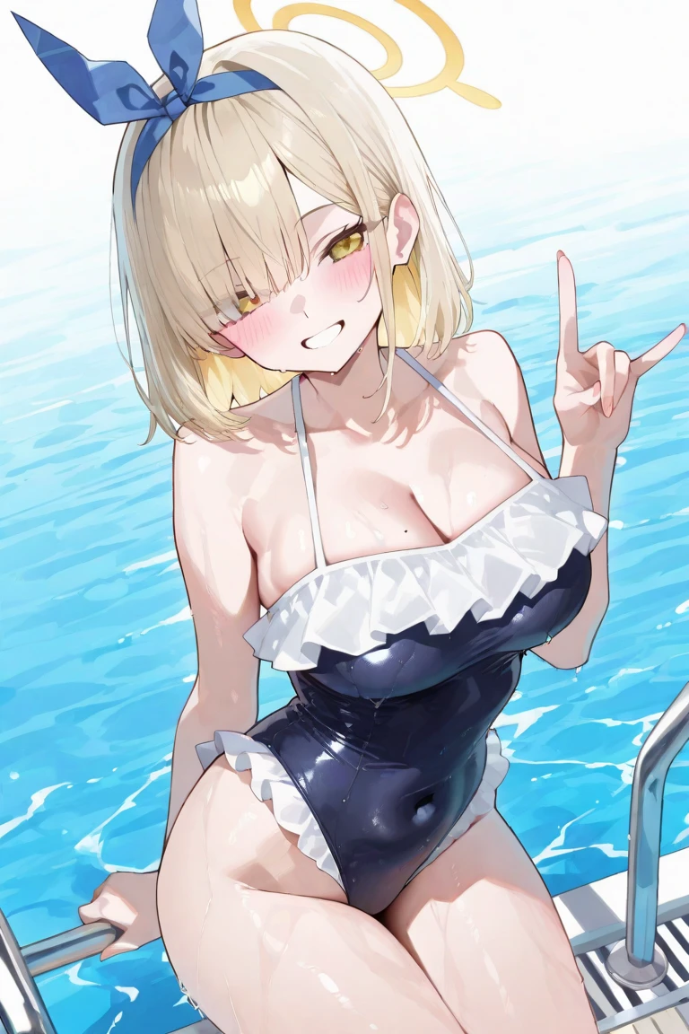 (One Woman),(Best image quality, 32K, masterpiece:1.3),((Blonde,Medium Hair:1.1)),(Swept-apart bangs,Braiding), (Cute eyes, Dark Eyes), (Detailed eyes),(Mole under right eye), (Standard weight), (Glowing Skin:1.1),(Pale skin:1.2),(A fantastic atmosphere),(look up),Ultra-high resolution, Textured skin, Sparkle Effect, adult,Low - Angle,Large Breasts,

Holy Knight,Paladin,White plate armor with gold decoration,Blue Cape,

world Tree,Floating Island,blue sky,Ocean,On the Cliff,

Black lace panties,Black lace bra eating popsicle,Saliva stringing,Food is on the face,

On all fours,

Sweat,Wet body,
