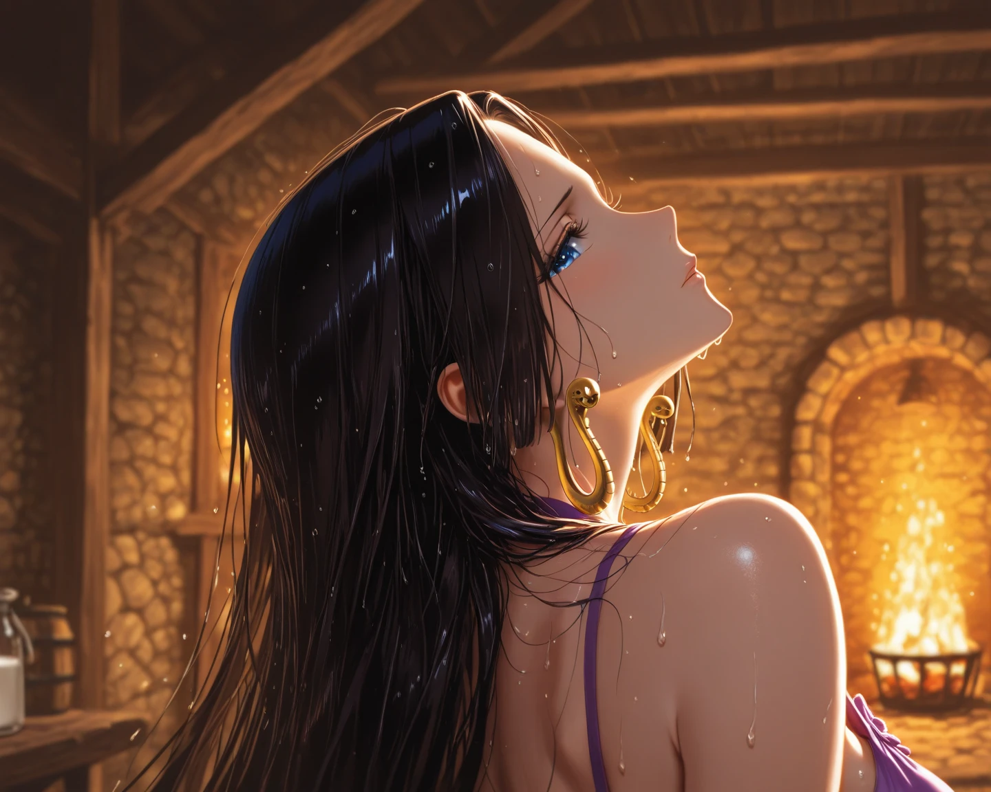 (Best quality, 4k, Masterpiece :1.3), pretty woman, hyper realistic, 1girl, (massive breasts, attractive body :1.2), abs :1.1, dark brown hair: 1.1, (rainy wet, wet from rain, wet body :1.2), ultra-detailed face, detailed lips, detailed eyes, double eyelid, sultry low neck gown, open cleavage, hanging breasts, side pose, visible curves, pool party, laying pool side, laying with friend, transparent robe --auto --s2
