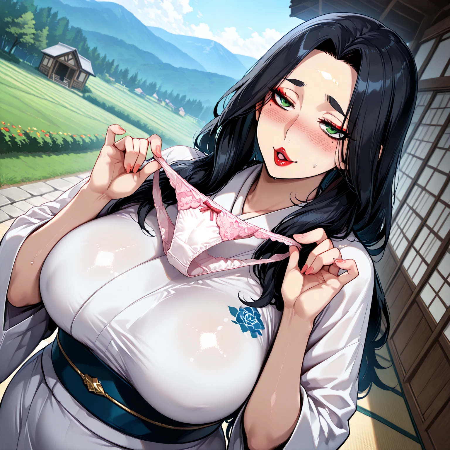 女の子1人((Yukata))、((((Hold your big penis tightly))))、((Grabbing the large male genitalia ))、((Move your hands up and down))、thick white liquid dripping from a large one,  ((Flowing vigorously))、male people((Stand in front of a woman))((hand job))、sexual act(((Hold penis )))、Big penis ((Move up or down))、grasp ((Grasp the large male genitalia and move it up and down))、Brown hair(long)、Blue eyes((Delicate、ren))、Marl、femele((It is to squat))、Japanese dress((The chest is fluttering))、femele((Big exposed  ))、portlate、side lights、wall-paper、NSFW、Background night、Beautiful night sky、A smile、Happiness、grasp((Big penis)) 、Move your hands up and down a lot   、Move your hands((Big penis)) 、grasp((Big penis )) 、grasp((Big penis ))、Large male genitalia((hand job))、penis 、penis