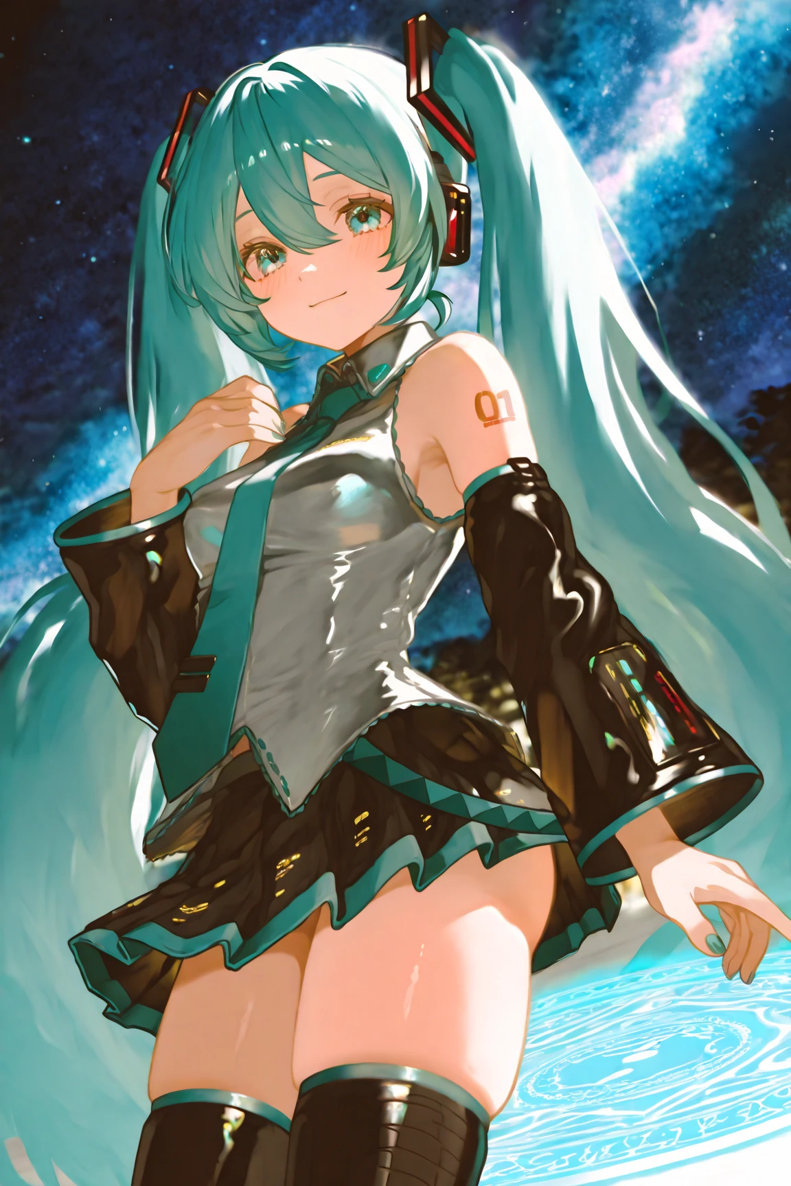 Hatsune Miku、Anime girl with long hair and a gun in her hand,Shimashima Pantiesがよく見える、show white panties,Hatsune Miku、Squatting、spread legs、show panties,super mini skirt、緑と白のShimashima Panties、From miniskirt to c Kantai Collection style,Shimashima Panties、super mini skirt、 portrait anime space cadet girl, Best Anime 4K Kona-chan Wallpaper, terrible anime 8k, High-definition official artwork, Trending with Art Station Pixiv, perfect android girl, cyborg - girl with silver hair, anime style 4k, anime art wallpaper 8k, azur lane style