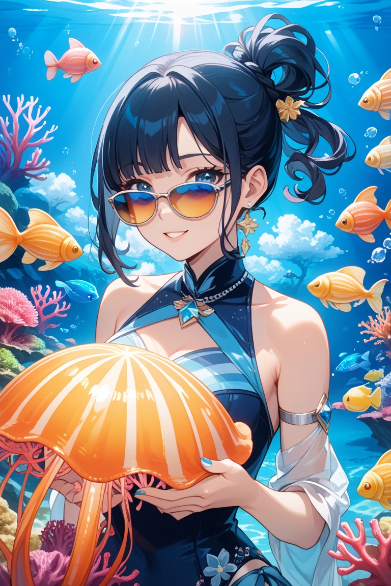 {{{{{16k}}}}}, {{{{{Unique atmosphere in the middle of the transition from girl to sexy woman, transforming a Japanese girl with a cutely pussy into her facial rank to the SSS rank of top-notch pretty actresses, She's in a cylindrical aquarium filled with female hormone fluid with a control panel that allows her to change the shape and appearance and personality of the girl inside at will, she is ambushed every night and has sex with her on all fours throughout the night, She is being pistoned hard from behind in a sexy pose with her hands in front of her, When the control slider under the aquarium was adjusted to purity, her appearance changed to cute and innocent, She was a 12-year-old girl but after four years of being raped while being injected with beauty-enhancing hormones every day she grew into a 16-year-old that she had an erotic fetish for lips and necks and waistlines, she was being raped and clearer the nip line from underbust to hips, She had a pretty face like an idol but as she grew up, she became beautiful like an actress, Her too-beautiful rounded tits wrapped in her separates flower pattern swimsuit, Her hair is replaced by a bang long glossy very Straight black hair with ribbon, The growing body is reproduced with sex-loving, thick vivid lips, Her gasps echoing through the water, She transforms her into a cute once-in-a-millennium}}}}},{{Extremely detailed}},{{{{{integrated her head pure small, Enchanting Too thick and erotic deep pink lips, Her thickened lips shimmer with luster}}}}},{{{{{Her tattoos spread all over her body, She is tattooed with lewd flowers on her neck, arms, lower abdomen, thighs, ribbon piercings are attached all over her body}}}}}