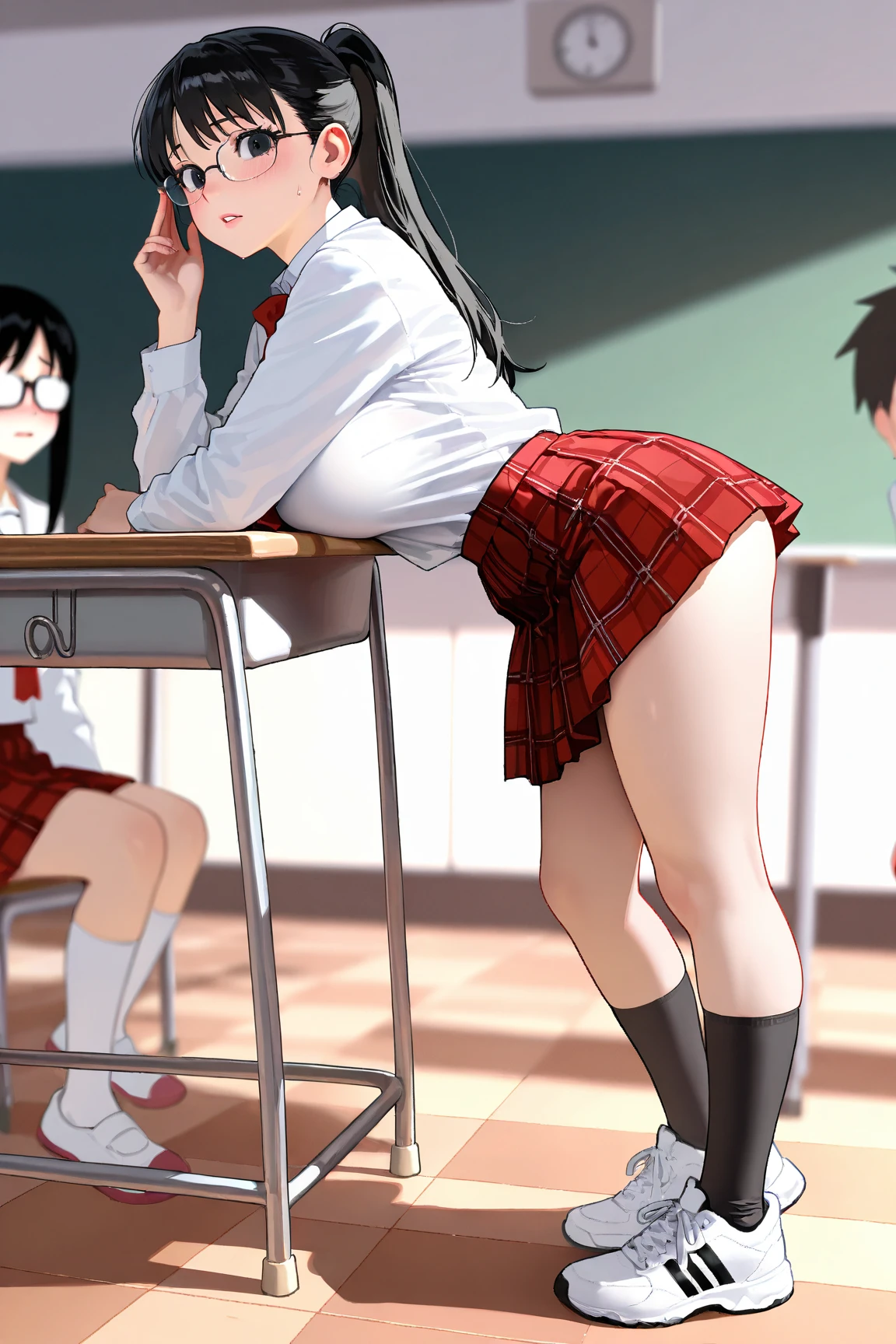 beautiful white slim girl, multiple girls, dark hair, ??????????, ???? legs, barefoot, classroom, seifuku, ???????????, ??????????? puddle, squirting, ???, peeing, ??? glass, ??????, vibrators, masterpiece, very detailed, detailed skin, ?????, full body, collecting ???, female crowd