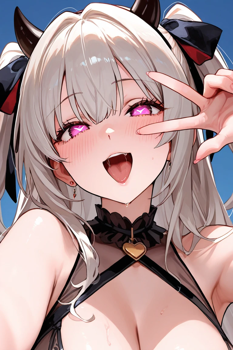 (masterpiece),(Highest quality),(Super detailed),(Best illustrations),(Best Shadow),(Absurd),(Detailed Background),(so beautiful), 16K,(Highest quality), 8K,(Best illustrations),(Best Shadow), (so beautiful)Suou Patra, One person, alone, , , , , , , , empty eyes, blank eyes, Green glowing star, Star-shaped hair fastening, Transparent green, , sweat, , orgasm, afterglow, , , crimson lip, , , , , Sexy posture, dynamic pose, , cross-eyed, rolling eyes, , , , , , , , , saliva trail, full-face blush, shiny skin, , , orgasm, , , arched back, , torogao, , BREAK, pink neon, Dramatic lighting, psychedelic, Clear liquid, Oculogyric crisis, night, Starlight, , , Fantastic Light,