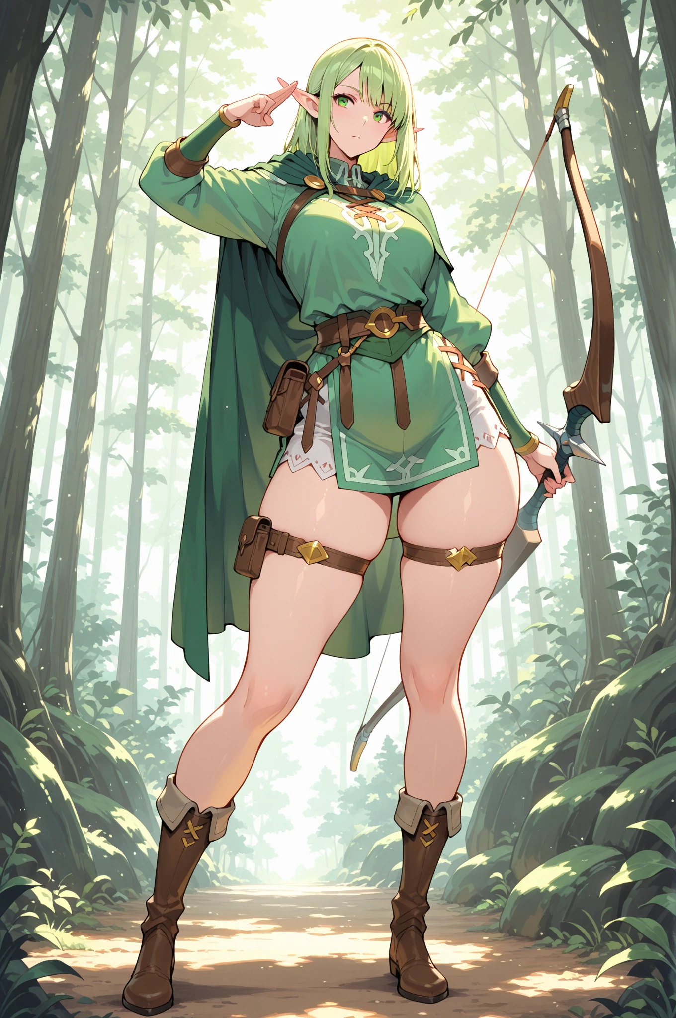 (miniature woman in front of the closeup feet of a giantess: 1.4), (a miniature woman in front of a giantess), (forest: 1.1), closeup breasts and face, (from below view: 1.2), (perfectly huge round breasts) cleavage, (very cute girly clothing that reveals breasts and thighs and panties: 1.1), (elven clothes sword), (medieval fantasy: 1.1), nipples, (fantasy outside: 1.1), (very low angle perspective: 1.2), (foot), barefoot, fields, sitting on ground, plains