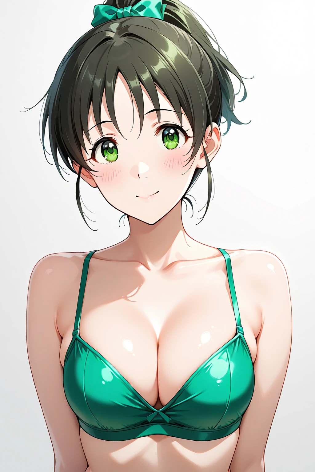 ((((ultra illustrated style:1.0)))),best quality,best animated,masterpiece,ray tracing, global illumination,1girl, swimsuit, bikini, long hair, solo, mole under eye, red eyes, mole, breasts, black hair, side-tie bikini bottom, green bikini, gokou ruri, cleavage, navel, day, large breasts
<lora:right arm grab-000007:0.7>