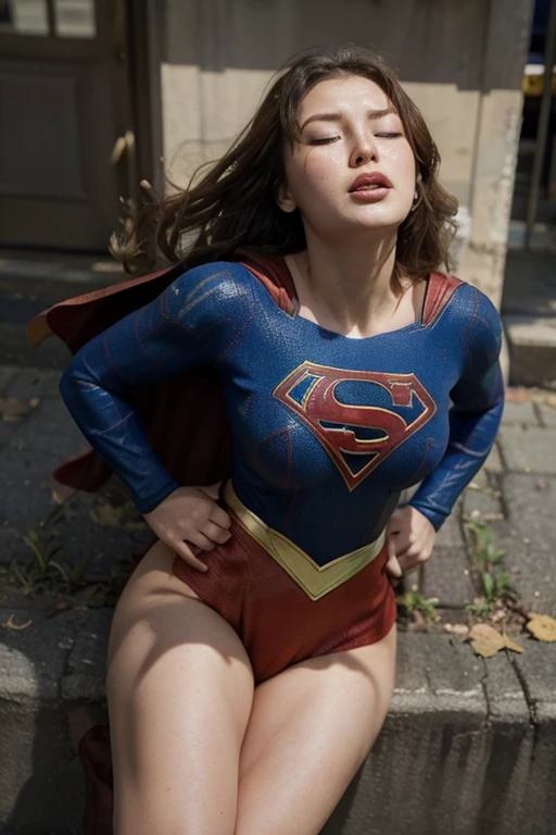 highest quality、High resolution、Super detailed、masterpiece、(Live shooting:1.5)、genuine:1.5、photogenuineistic:1.5、very delicate and beautiful、small details、(Supergirl spreads her legs in a sexual pose:1.4)、(show me your white panties:1.4)、(mini skirt:1.3)、(barefoot)、(super beautiful)、(beautiful face)、(blonde)、(american beauty:1.5)、(detailed face:1.3)、(red boots)、(rooftop of skyscraper)、(At SFW)