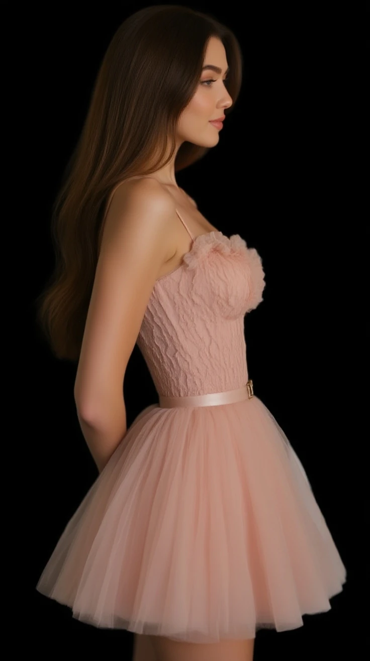beautiful model, transparent high heels, detailed face and body, fashionable clothes, elegant pose, professional studio lighting, vivid colors, photorealistic, sharp focus, long legs, confident expression, glamorous makeup, stylish hairstyle, urban background, high fashion style, runway-worthy, luxurious atmosphere, fashionable accessories, long lashes, trendy nail art, flawless skin, sophisticated elegance, graceful posture, professional model, catwalk confidence, magazine-worthy, editorial shoot, high-resolution image, glamorous beauty, captivating gaze, fashion-forward, exquisite details