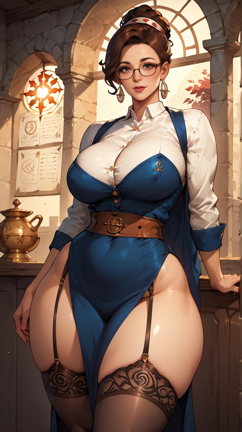 (8k ,Super detailed,Hyper-photorealism,The best masterpiece,Nature,Perfect work of art,Perfect female body),Two sexy busty wives ,(Huge breasts,Big Ass),sit on the chair,Surrounded by prison cells,Prison cell,Imprisoned here,Hands tied with rope,Hands raised,Black police officer,Open chest and shoulder,Thong,Sexy police officer,Black suspenders,Large cleavage,Full body shot
