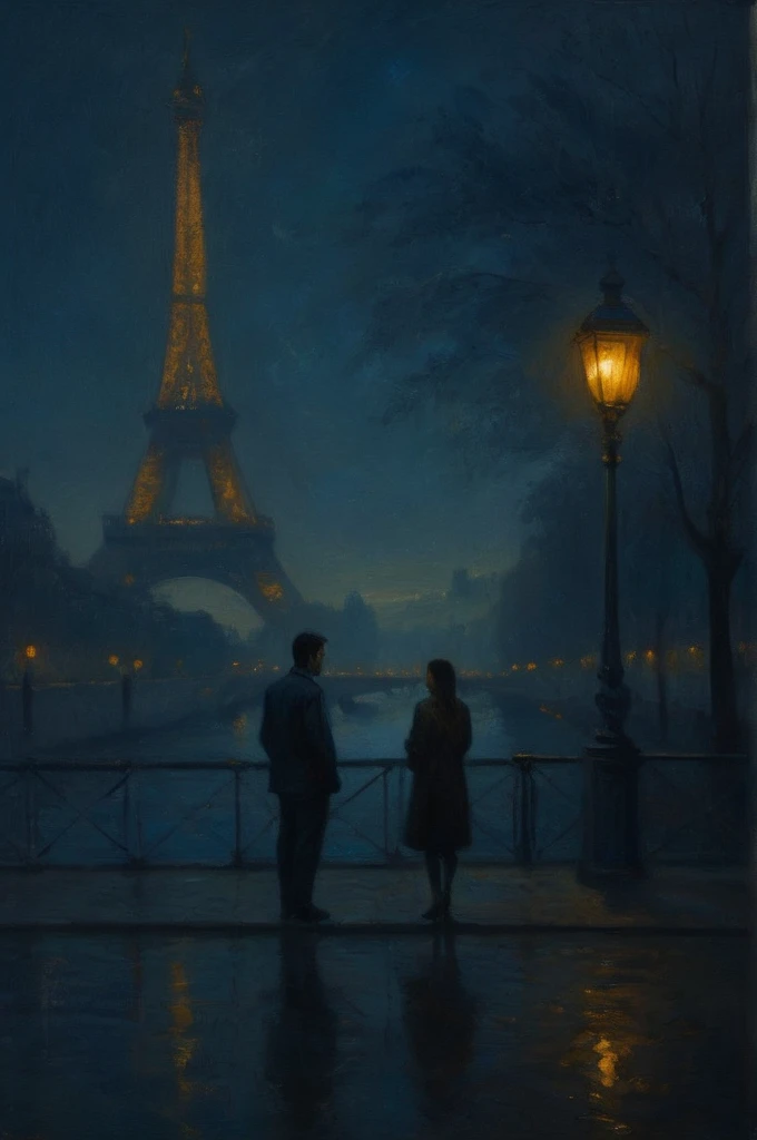 (an ultra realistic image of a) Newlyweds Ana and Miguel pose for photos in Paris on their honeymoon. Elegantly and relaxed poses. (best quality,42k,ultra-hd), romantic, vibrant colors, soft lighting, detailed expressions, beautiful scenery, iconic landmarks, joyful moments, stylish outfits, intimate connection, candid shots, perfect framing, dreamy atmosphere, (photography, portraits, travel), (French architecture, Eiffel Tower, Louvre Museum, Champs-Elysées), (moonlit night, starry sky), (kissing by the Seine River, holding hands in Montmartre), (cafe terrace, vintage streets), (emotional, tender, happy), (flower bouquet, wedding ring), (magnificent, unforgettable memories).
