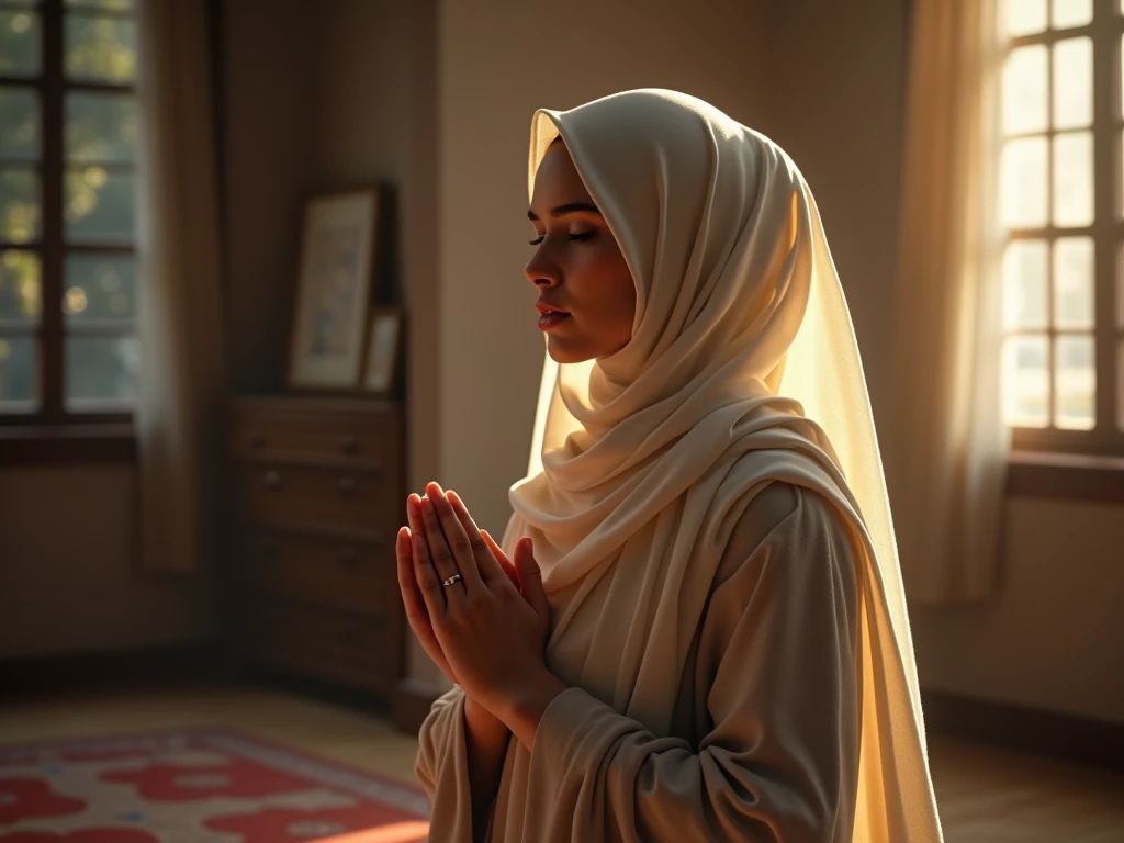 Namaz padti Hui khubsurat aurat