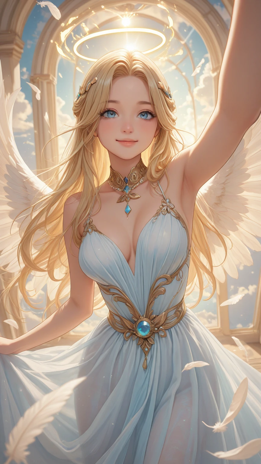 photography, hd,, photo, woman, pretty mutilated skirt gorgeous, mdjrny-v5, style portrait of a gorgeous blonde woman in stefan kostic style, reality, full body photo, clear focus, 8 k hd, very detailed, intricate, elegant, stanley lau and artgerm art, extreme blurry flame background, princess girl with wings, blue, pastel, glitter, dramatic, dreamy, pastel, watercolor, whimsical, exquisite, shell crown, trends on artstation, very detailed, intricate, portrait, digital painting, fantasy theme, fantasy robes, fantasy concept art, fantasy character art, smug, girly, perfect body, full body, dreamy, pastel, watercolor, whimsical, exquisite, shell crown, (Movie Photo: 1.3) (Reality: 1.3), (Pride: 1.3) (Movie Photo: 1.3) A woman with pale skin pore texture, blonde hair, photo (Greek, mythology: 1, 3) Beauty in glass in dress, complex surface details, 8k, glitter core, hyperrealism, dreamy, ethereal fantasy, realism, fiction, Full HD, HD, 8K, soft light, beautiful light and shadow, rich detail, (70s Art: 1.3), (magical realism: 1.3), ( Classical Realism: 1.3 )