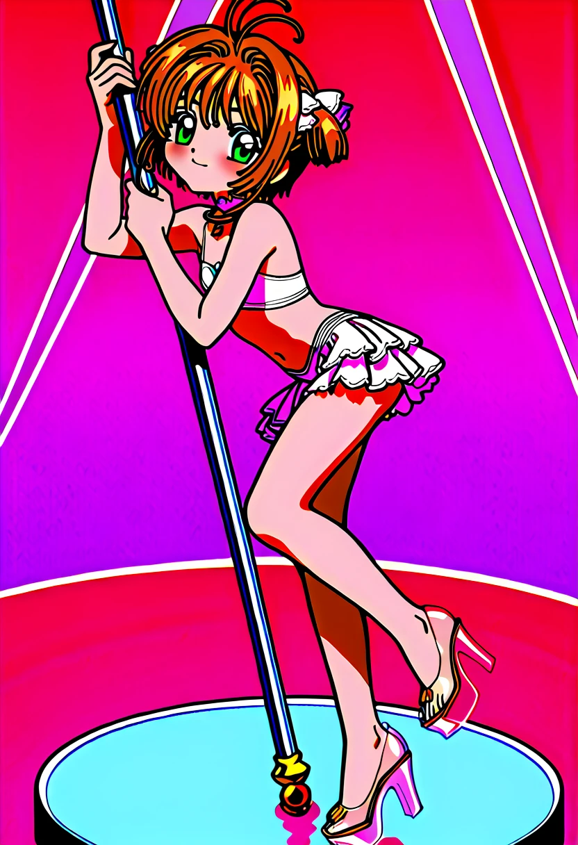 One girl, kinomoto sakura, Brown Hair, yellow gloves, alone, have, Green Eyes, gloves, short hair, petal, Magical girl, Blue Hat, Cape, Open your mouth, View your audience, staff,Browsing Caution,{White panties}、{Spread your legs、Please put your feet up}、girl, Slime Tentacle, Tangled, {Highest quality}, {so beautiful}, {Super detailed}, {Best illustrations}, Browsing Caution, I was annoyed.,naked、{Showing nipples}、Show me the vagina、blush、Trance、