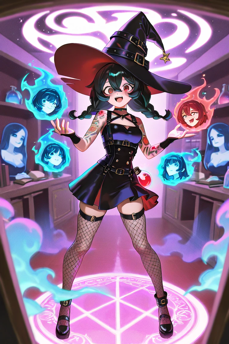 Pretty and beautiful girl,Cute Smile,Blushing,Red lips,One Woman, Glowing Skin, View your viewers, Castle reception room、Tea party((The floats are as follows::1.3, Tea cup, you can, teaspoon, Pocket watch:1.3, Lipstick, Candy:1.2, クッKey, Jam jar, Classic Door_Key)), ((witch, Black Stockings:Medium Hair:1.6),( Bright eyes with highlights, Detailed eyes), (Sitting on a chair), Sexy posture, Amazing colorful art, (Fantasy art:1.2, Mysterious images), ((Correct Anatomy:1.5, Perfect Anatomy:1.3, The right move, ))
