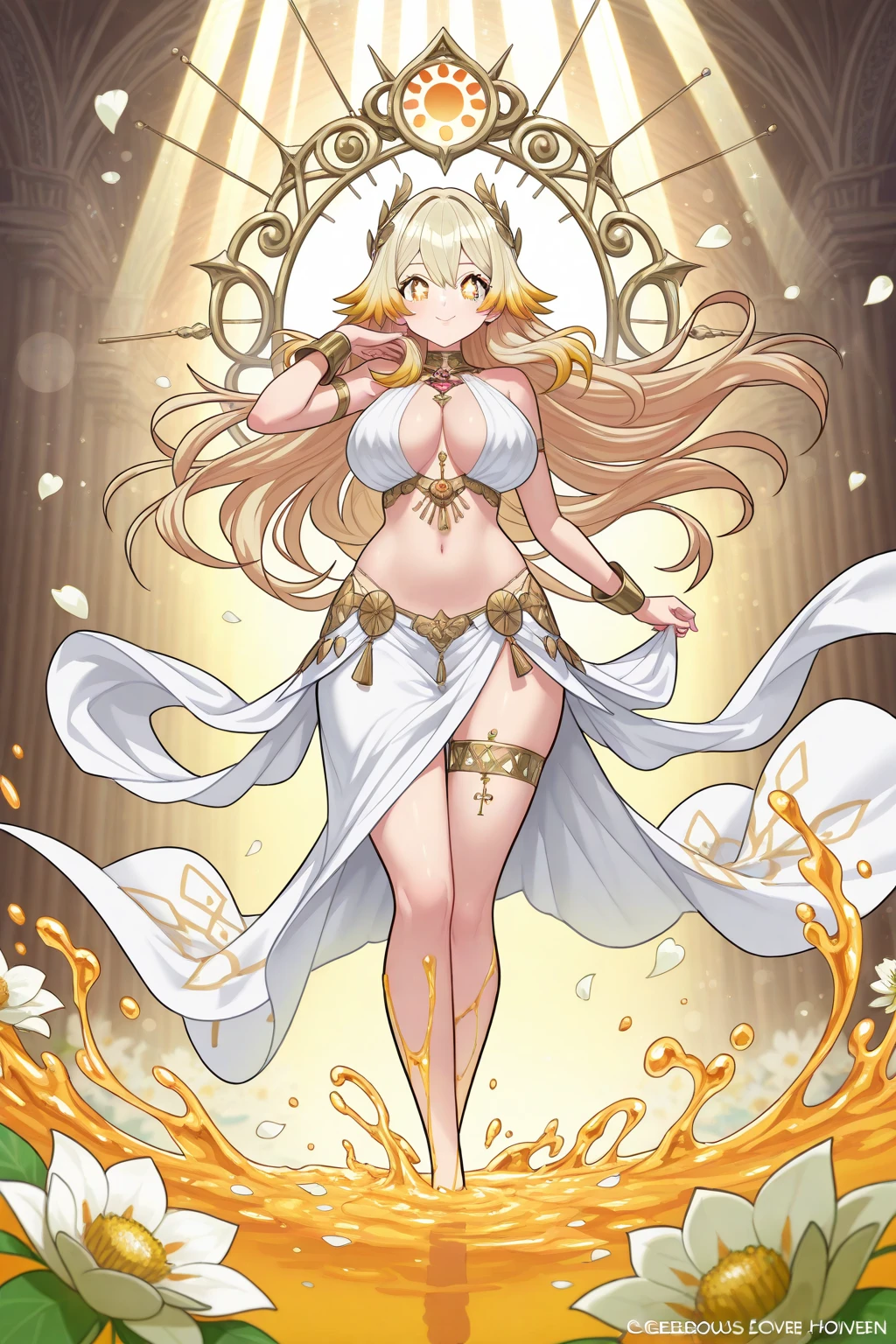 {{{nsfw:5.0}}},{{{Official Art 10.0}}},{{{Fate&#39;s Joan of Arc:5.0}}},Blonde,{{Nudity 5.0}},Realistic depiction of an unretouched vagina,Showing her uncensored vagina,Spread your legs,sit,bed,