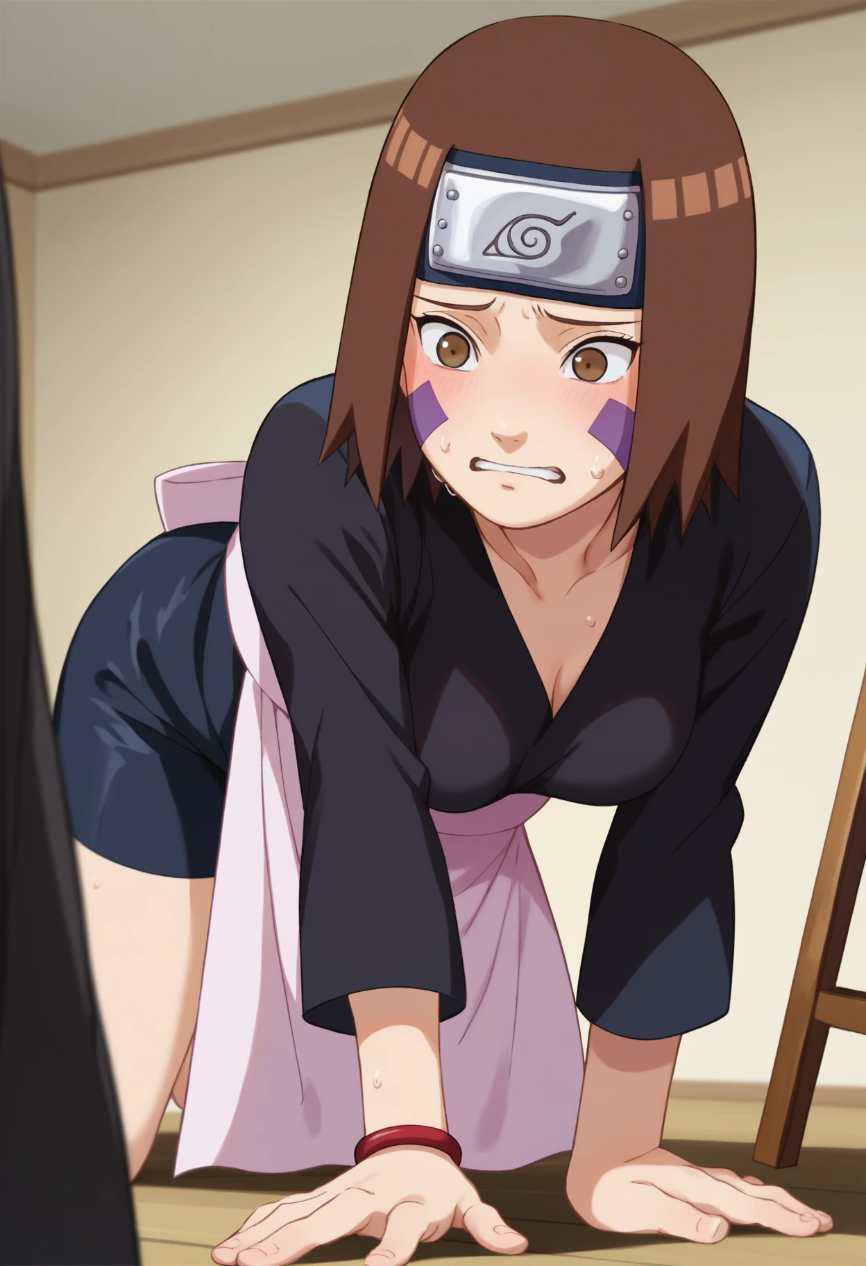 score_9, score_8_up, score_7_up, score_6_up, score_5_up, score_4_up, BREAK, source_anime,
1girl, Nohara rin, brown hair, short hair, brown eyes, naked, forehead protector, bike shorts, shorts, full body, looking at viewer, solo, simple background, white background. 1boy, penis, ,
pussy, bottomless, full body, solo, perfect body, beautiful body, konohagakure background, on bed, shy face, ahegao, leaning forward. 1boy, bigger male, from behind, sex, Window