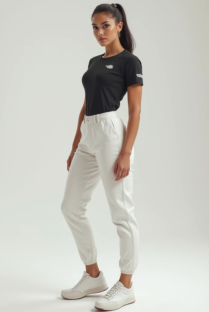 medium shot, photo of skswoman, Standing in the doorway pose, wearing T-Shirt and Straight-leg pants, in jewish temple, looking nervous, (look at viewer:1.0) (skin texture), Fujifilm XT3, DSLR, 50mm, <lyco:Lara Croft Jolie:1.1>