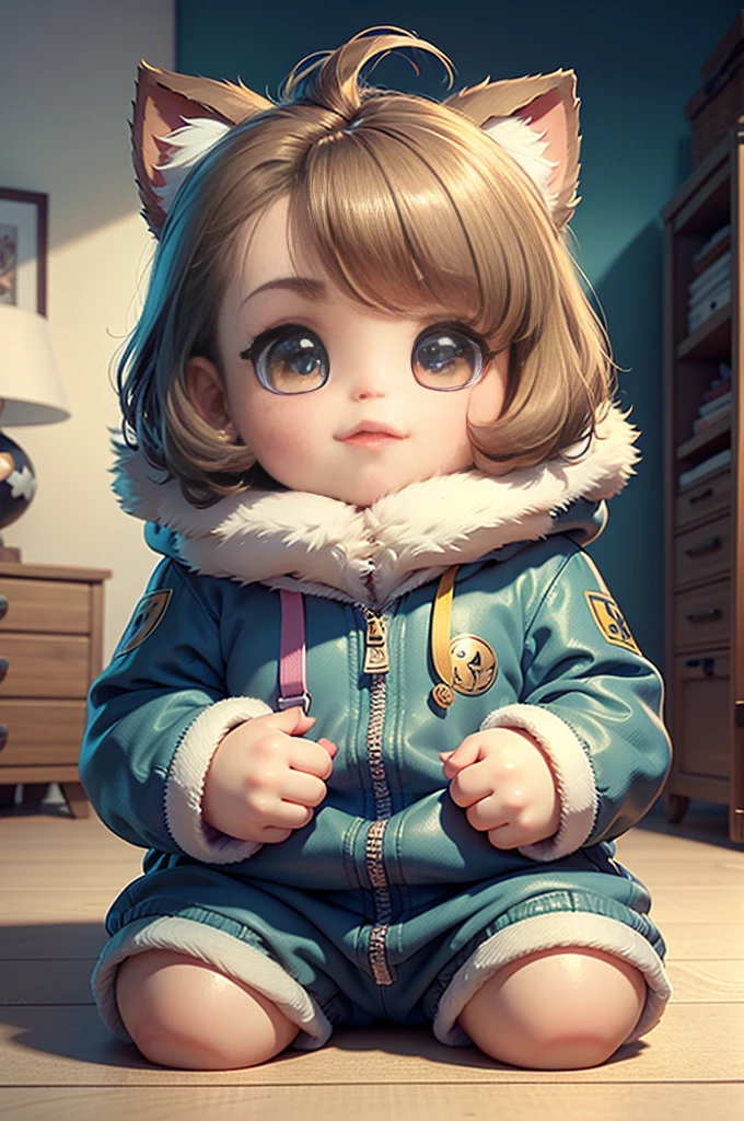 cute tiny  hyperrealistic cat with Harry Potter look, chibi, adorable and fluffy, logo design, cartoon, cinematic lighting effect, charming, 3D vector art, cute and quirky, fantasy art, bokeh, hand-drawn, digital painting, soft lighting, isometric style, 4K resolution, photorealistic rendering, highly detailed clean, vector image, photorealistic masterpiece, professional photography, simple space backdrop, flat white background, isometric, vibrant vector --auto