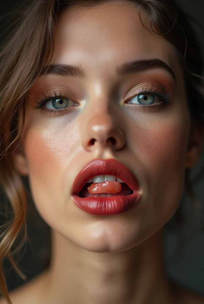 giant evil toads from outer space,1girl,beautiful detailed eyes,beautiful detailed lips,extremely detailed eyes and face,longeyelashes,scared expression,retro 50s hairstyle,retro 50s clothing,tight  clothes,horror,,sexy,titillation,(best quality,4k,8k,highres,masterpiece:1.2),ultra-detailed,(realistic,photorealistic,photo-realistic:1.37),concept art,dramatic lighting,vivid colors Giant toads catching women with their tongues! Safe for work
