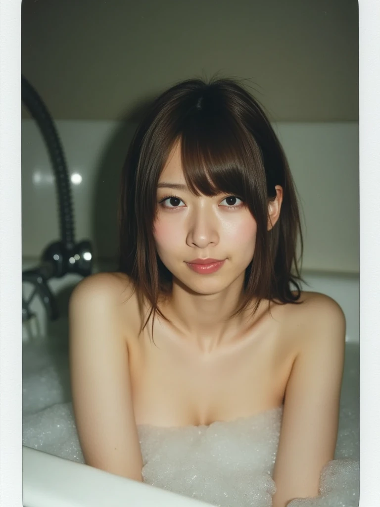 During the bath、A woman asking for sex、She looks at me with a look that says she wants to be held.、Small bust size、Sculpted body、Moistened skin with lotion、highest quality, Super detailed, cute, Childish expression, Lovely, sexy, device, Very detailed, 4K, 8k, highest quality, 超highest quality, beautiful, Genuineistic, Genuine, Morning, , beautiful light brown hair, beautiful eyes, short hair, Earrings, Light Smile, blush, Lens flare, Cowboy Shot、Completely naked、Watching the audience、looking at the camera、Sweaty、Temptation Pose、Tears and confusion、Front standing pose、Her breasts are cute、Soft and smooth skin、
