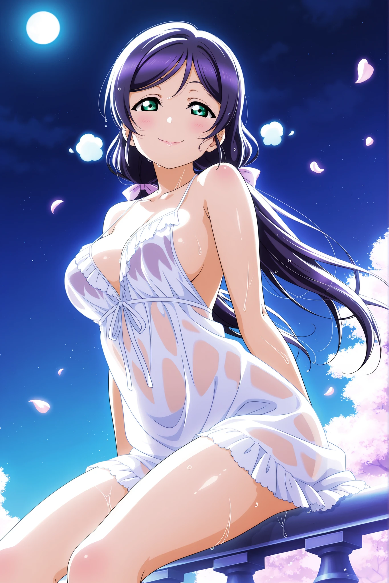 (masterpiece, best quality:1.2), solo, 1girl, fujiwara aya, black hair, shiny dark blue eyes, blush, looking at viewer, white shirt, realistic white panties, crotch seam, middle chest, bare legs, embarrassed, cowboy shot, close up crotch