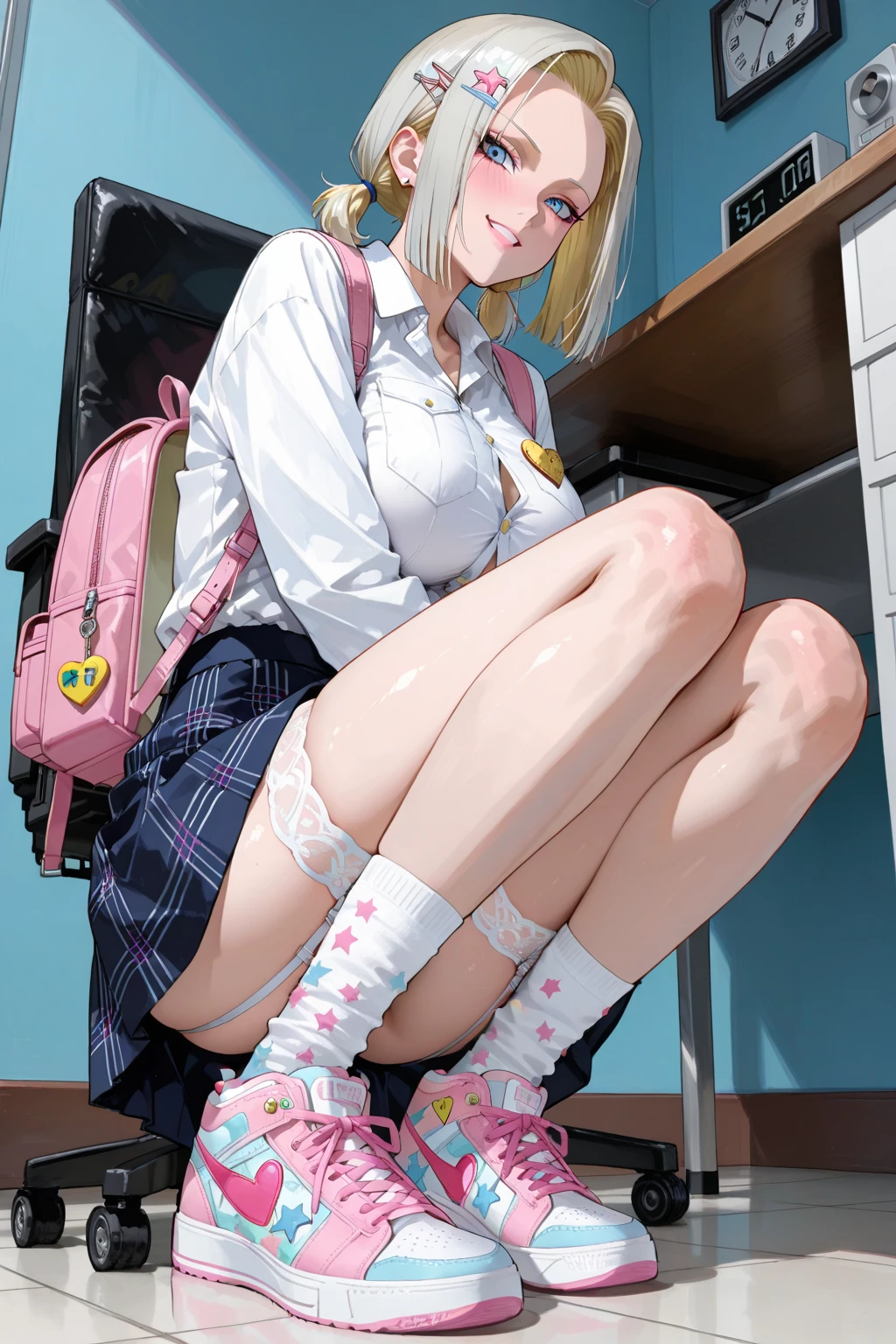 <lora:Small-15:1>,Effeminate and very sissy boy in the bus with a skirt without panties,penis