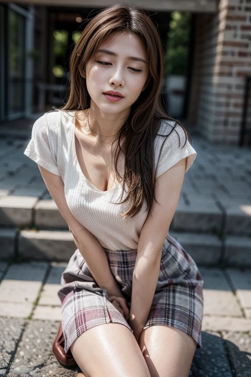 ulzzang-6500-v1.1, (Raw photo:1.2), (Photoreal), (genuine:1.4), (muste piece:1.3), beautiful women, Female college student, masterpiece, 90's vibe, Classic Look, highest quality, super detailed, photo-realistic, shining eyes, detailed face, clavicle, beautiful eyes, black eye, detailed eyeshadow, black hair, lip gloss, pink lip, Makeup, (Charm:1.5), sharp focus, clear eyes, hunter's eyes, eyelash, full body, (wavy hair:1.1),(short hair:1.3), nsfw, light pink nipples,(election of pink nipples:1.2), spread legs, squatting, pussy focus, cameltoe, spread pussy wide, vaginal fingers, pubic hair