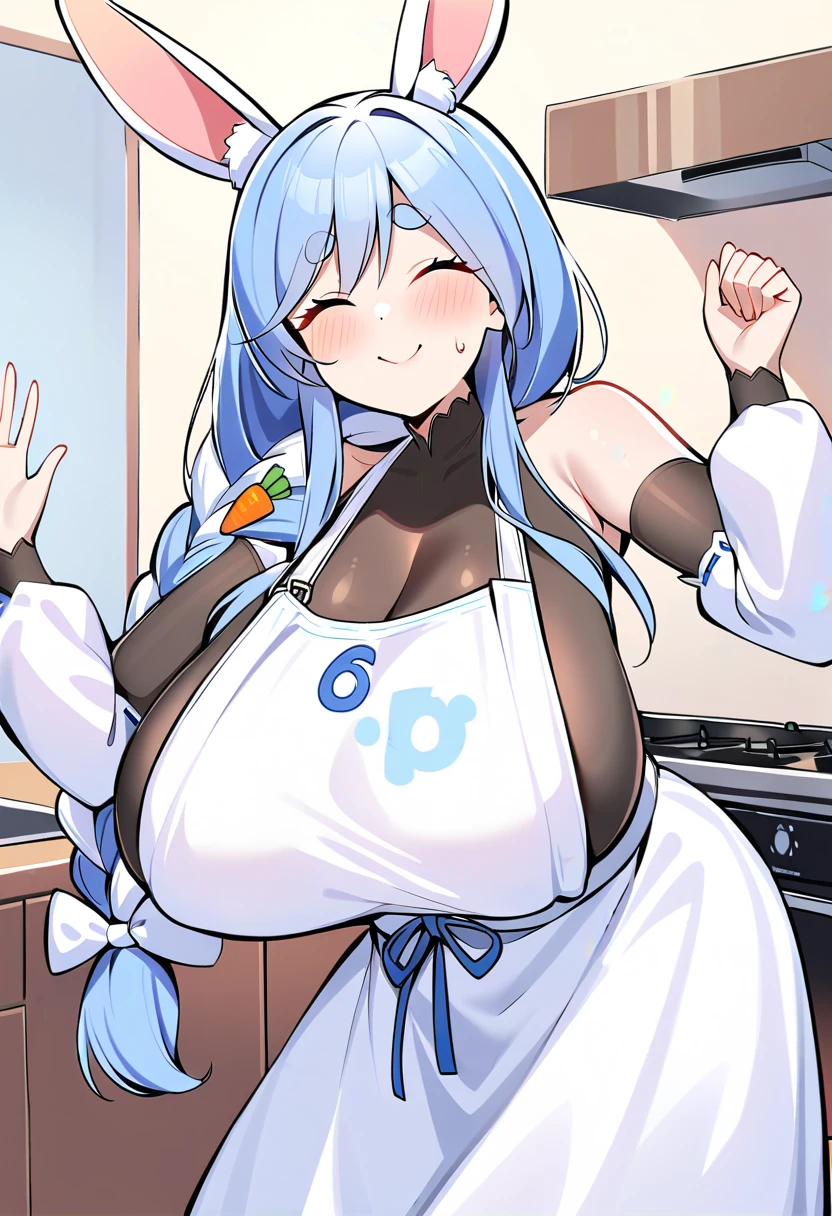 (Highest quality, 8k, masterpiece :1.3),Kaede Higuchi,vtuber, One woman,,Silver Hair,nsfw,,Voluptuous body,,Sex with an invisible man,