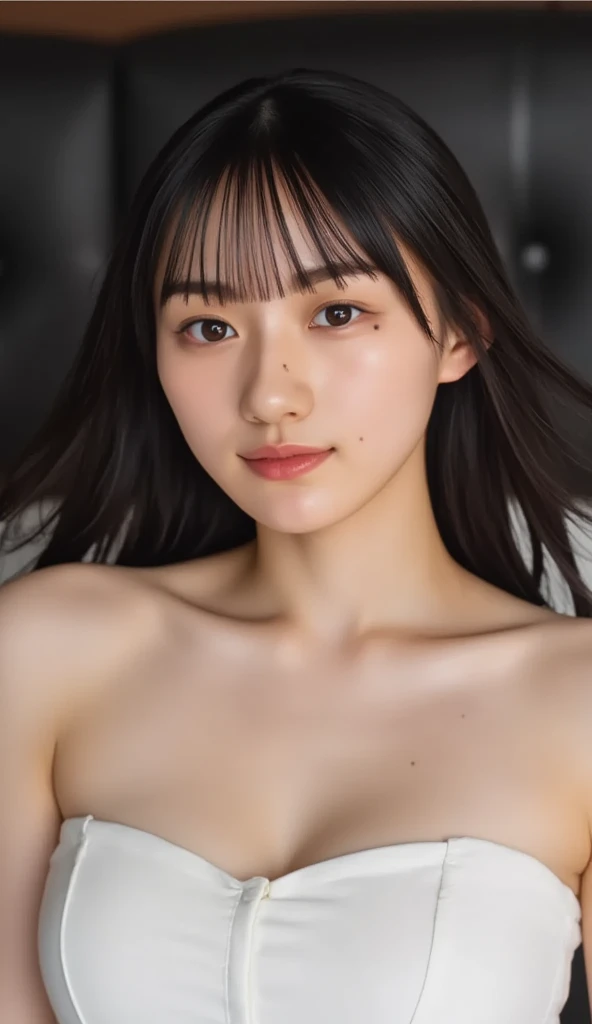((Nude chest))、masterpiece, Highest quality, Super detailed, figure, One girl, Very detailed Evangelion costume, (Big Robot Background), Detailed skin texture, Beautifully detailed face, Intricate details, Super detailed