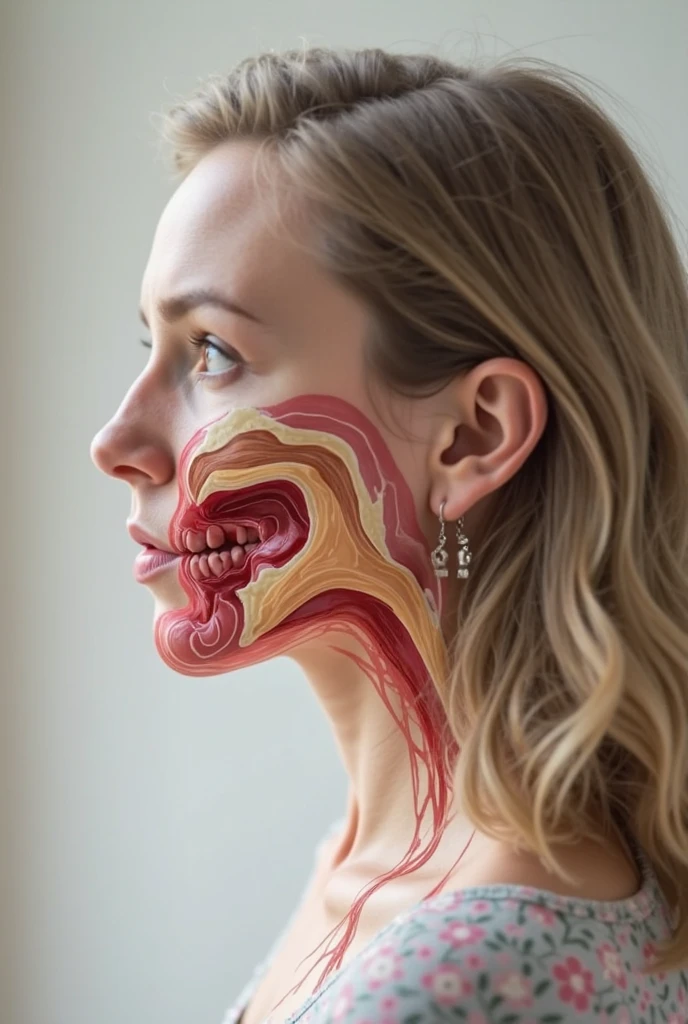 Drawed anatomic art