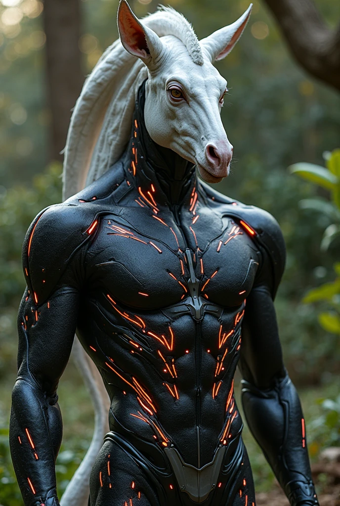 anthro, zebra, male, adult, muscular, veiny muscles, harness, leather undies, realistic fur, detailed background, wilderness background, realistic, photorealistic, ultra realistic, 8k,