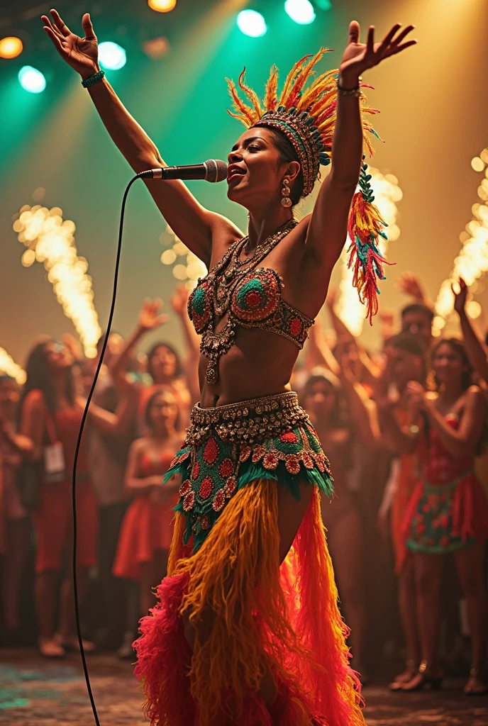 (best quality,4k,highres:1.2),ultra-detailed,retro,beautiful woman,charming,charleston dance,flapper girl,dancing,music band,vibrant colors,joyful atmosphere,great energy,wavy hair,vintage fashion,golden age,fun-filled,wild ,glamorous style,feathers and sequins,enchanting night,tapping feet,vintage decor,art deco,feelin’ the rhythm,synchronized steps,old-timey jazz,vivid personalities,timeless elegance,roaring twenties,magnificent stage,musical instruments,lively melodies,exquisite moves,eye-catching outfits,ecstatic crowd,unforgettable memories,happy and carefree vibes,romantic lighting,swirling skirts,classic vibe,unrestrained happiness.