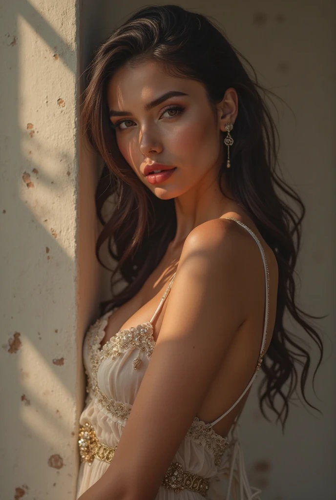 (8k、Raw photography、Calidad de imagen superior、obra maestra:1.2)、(realista、Fotorrealista:1.37)、Calidad de imagen superior、A high resolution、Mapeo de fotones、Ciudad de la Radio、physically based representation、1girl、Mujeres hermosas、girlish、fotografiado en una Nikon D850、Nikon AF-S Nikkor 58mm f1.Lente 4G