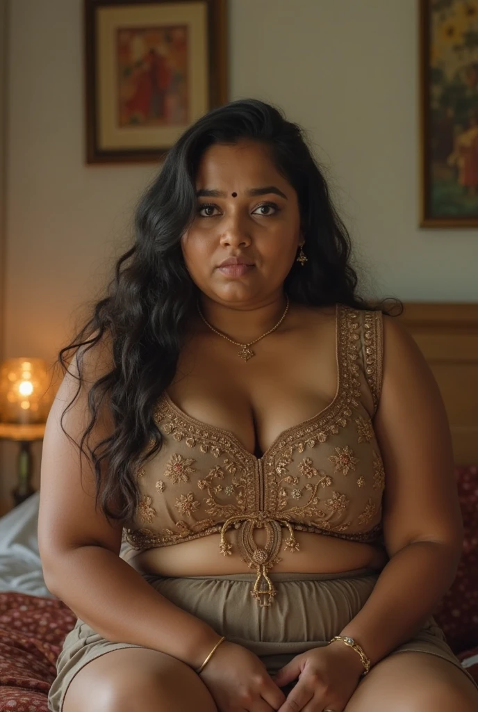 Mallu, curly hair,   in skirt, indian curvy figure woman in bra and panty , city life, richest woman, (Kerala, mallu), indian, editorial photograph of a 30 year old woman), (highly detailed face:1.4) (smile:0.7) (background inside dark, moody, private study:1.3) POV, by lee jeffries, nikon d850, film stock photograph ,4 kodak portra 400 ,camera f1.6 lens ,rich colors, hyper realistic ,lifelike texture, dramatic lighting , cinestill 800, wavy hair, messy hair, short hair, mischievous smile, blue hair, freckles, white skin, blue eyes, bodybuilder, thelema, scarlet woman, greek goddess, goddess of night, goddess of magic, astral plane, witchcraft, babalon, Lilith, Pombagira, red full moon, blue jacket