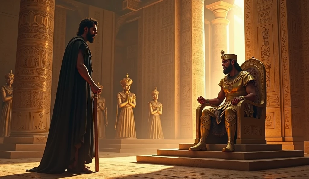 Image of King Solomon in ruin