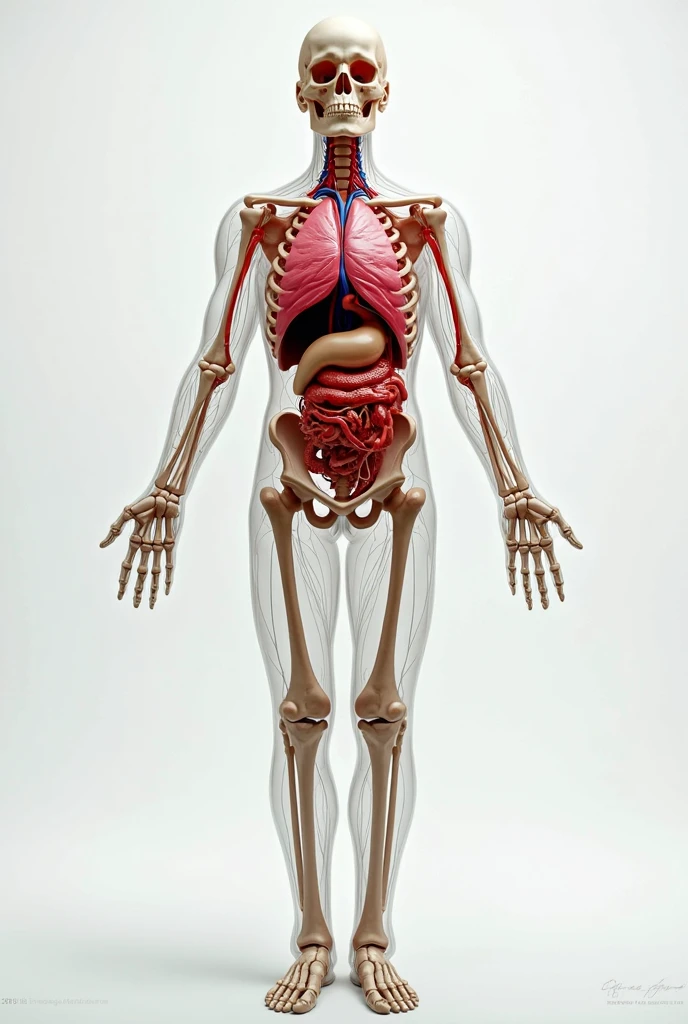 transparent gorilla <lora:tranzp-sdxl:1> tranzp, visible organs, visible bones