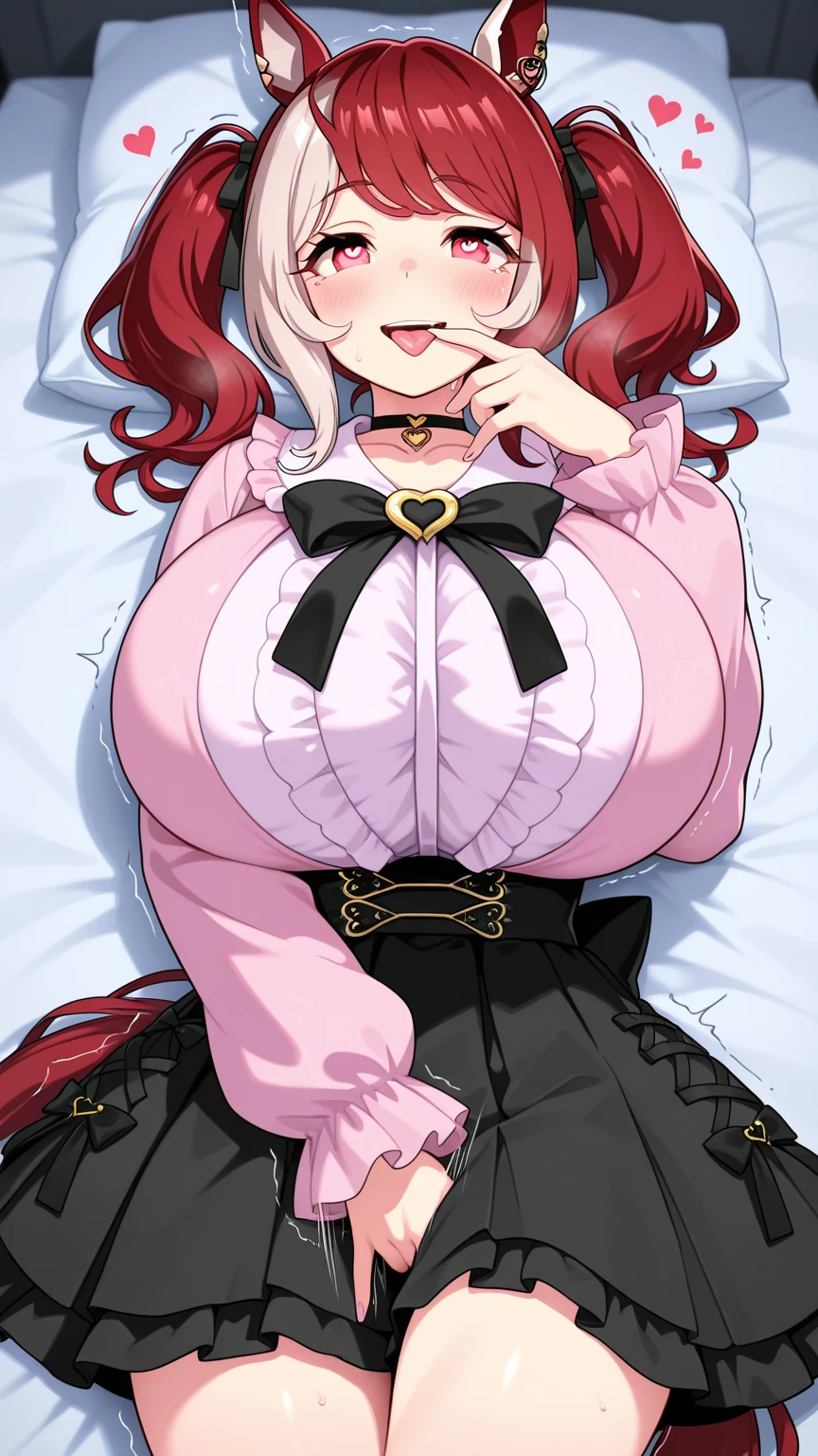 High Quality, Best Quality, 8K HD, stand up on the bedroom, full body, lean in to the viewer, only wearing black laced lingerie and bra, ilulu, paizuri invitation, gentle shy smile, ultra detailed face and body, wearing laced thigh hihgs and garter belt. Hands cupping breasts, thick thighs